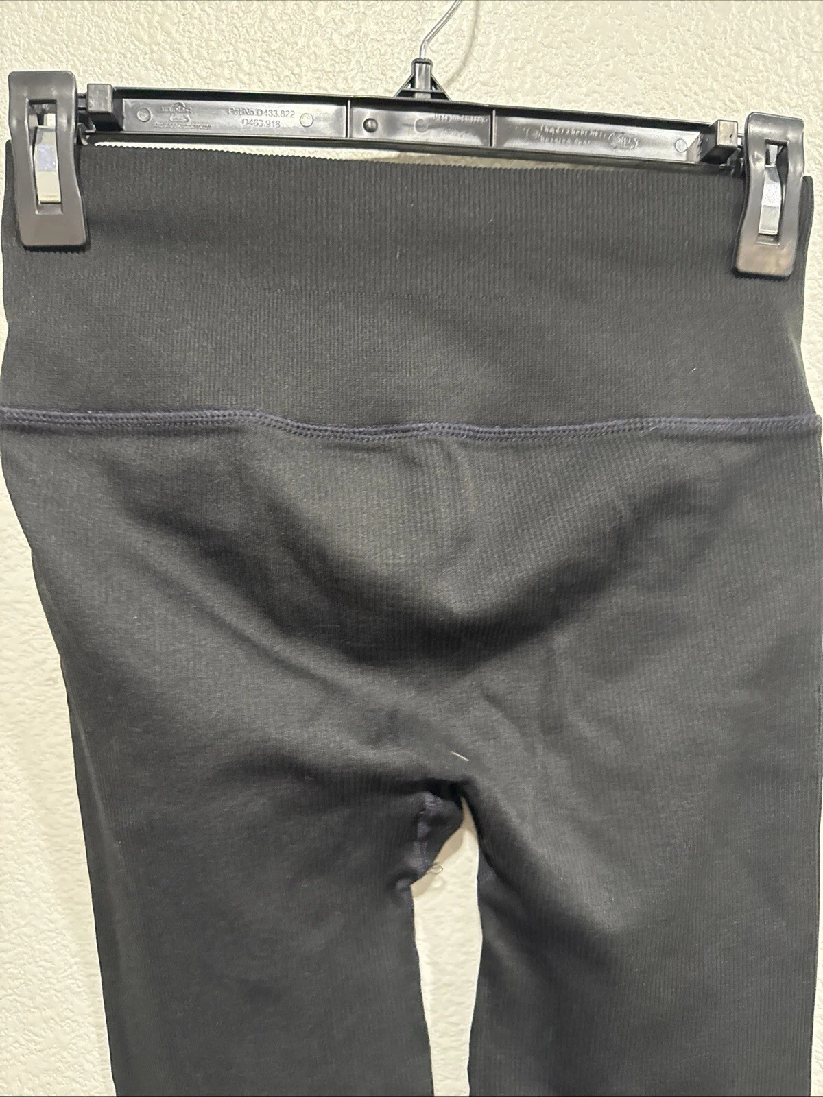 victoria-secret-vs logo ribbed high waist crop tight leggings