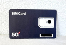 New VERIZON 4G, 5G, LTE Triple Cut SIM Card "3 IN 1" NANO LTE GSM 50 Count