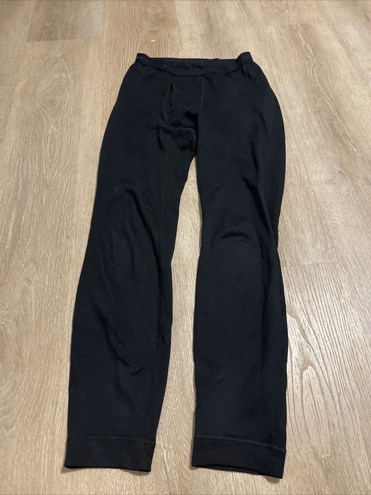 Patagonia Capilene Base Layer Long Underwear Bottoms Pants S Black USA H08