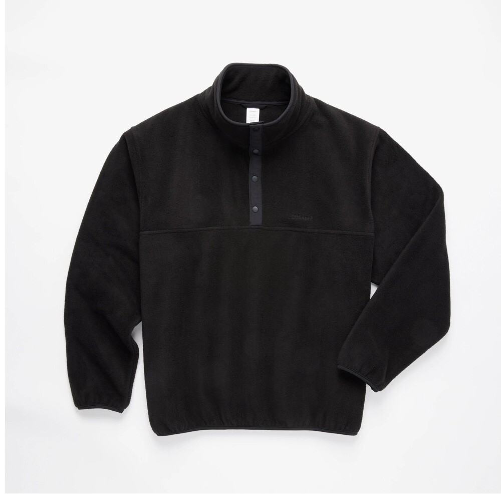 【即完売品 】JJJJound Camper Polarフリース　L Quarter Zip Camper Polar - Black – JJJJound