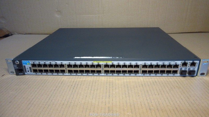 HP J9627A ProCurve 2620-48-PoE+ Managed 48-Port PoE 10/100 Switch + RACK EARS