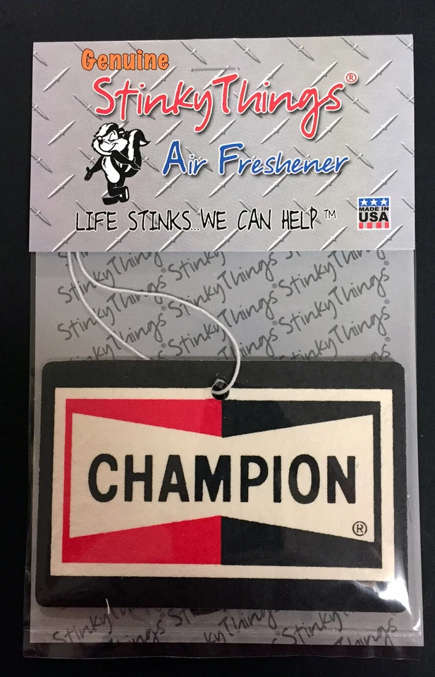 CHAMPION AIR FRESHENER *BUY5, GET 1 FREE ! vintage sign truck garage shop car