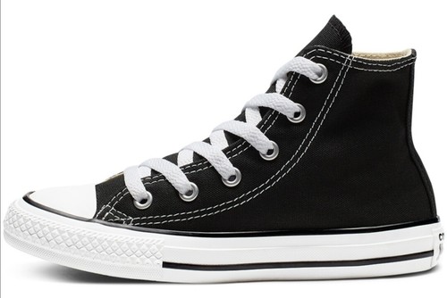 CONVERSE ALL STAR CHUCK TAYLOR SNEAKERS ALTA BIMBO/A 3J231C NERO - Foto 6 di 7