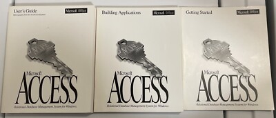 Microsoft Access-User's Guide, Building Applications, & Getting Started. 1994.