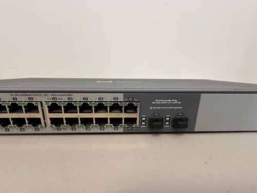 HP Procurve 1810G-24 24 Port Network Switch Managed Gigabit with RackEars J9450A - Picture 3 of 6