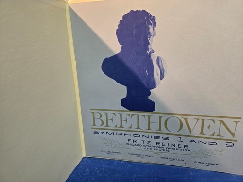 Beethoven, Fritz Reiner, Chicago Symphony Orchestra – Symphonies 1 And 9 - 2x LP - Picture 2 of 3
