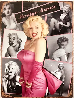 Marilyn Monroe TIN SIGN *12x16* Sexy Blonde Movie Star Actress Celebrity #70a