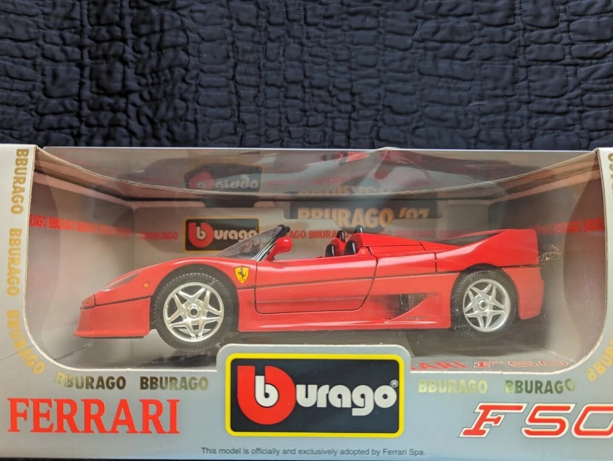 Bburago 1995 Ferrari F50 Convertible Red 1:18 Scale Diecast