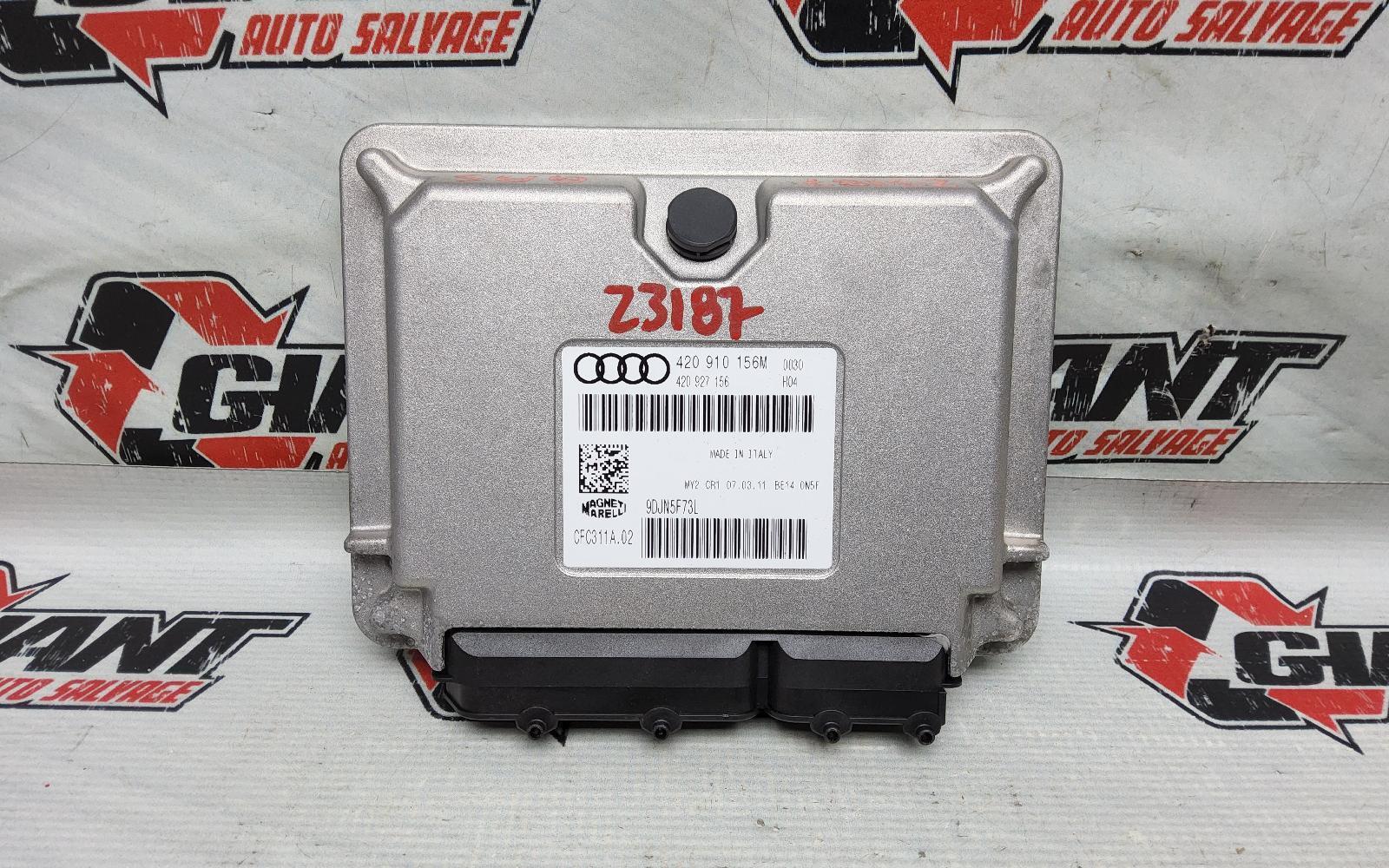 11 12 AUDI R8 TRANSMISSION CONTROL MODULE TCM 420910156M