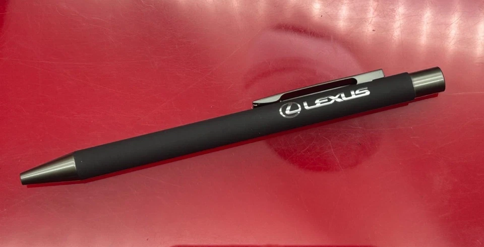 Lexus new Lanyard + metal Ballpoint Pen black original Lexus LM LC LS neck strap - Image 3 of 4