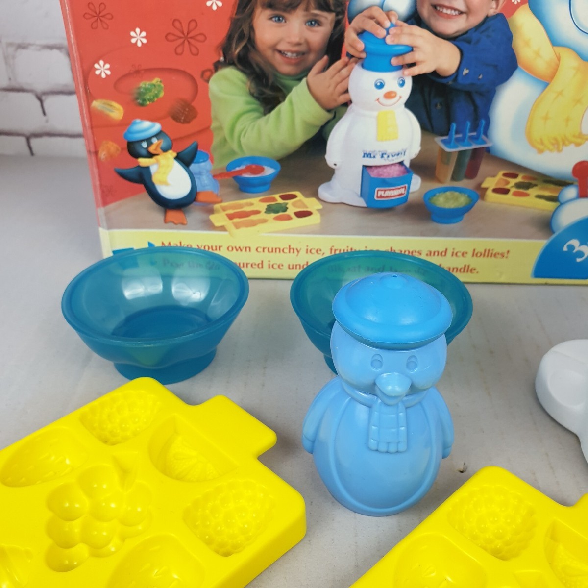 Mr Glace Playskool – Ancienne Machine à Glaçons Bonhomme De Neige – Jeu Vintage