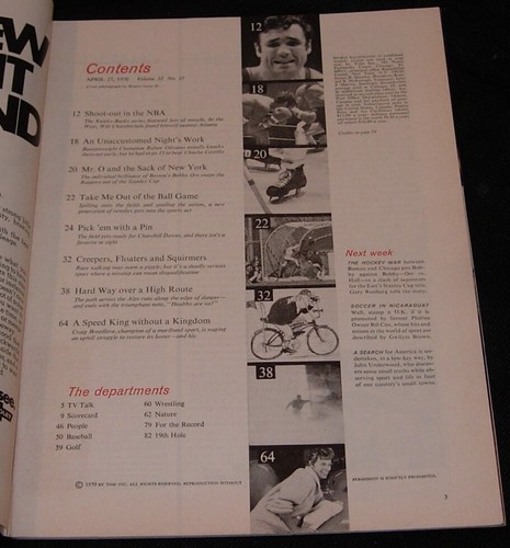 Sports Illustrated,Lew Alcindor,Oscar Robertson,Willis Reed,Lotof 5,1969 70 - Picture 10 of 11
