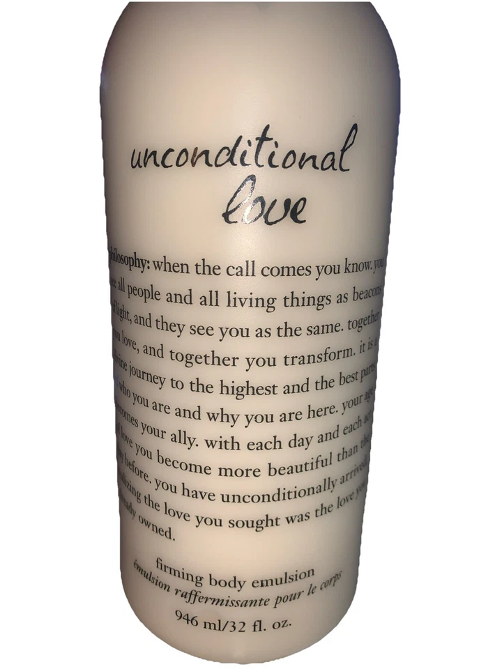 Philosophy Unconditional Love Firming Body Emulsion 32 Oz New Sealed - Image 2 of 4