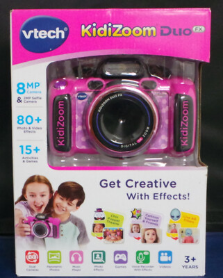 VTech KidiZoom Duo DX Digital Selfie Camera with MP3 Player Pink BRAND NEW