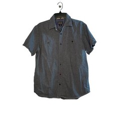 Grizzly Mountain Button Up Shirt Men's Large Short Sleeve Double Front Pocket