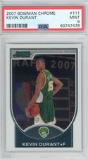 2007-08 Bowman Chrome /2999 Kevin Durant ROOKIE RC #111 PSA 9 MINT NBA SEA Sonic