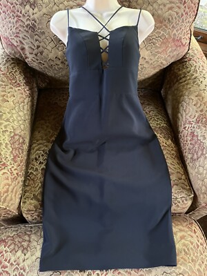 maria bianca nero silk dress Maria Bianca Nero Halter V Neck Silk Midi Dress Black M Dresses