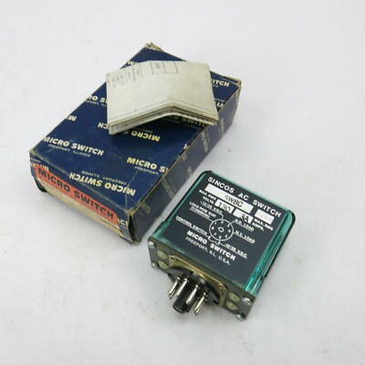 MICRO SWITCH SINCOS AC LIMIT SWITCH RELAY FE-SW8C 7646 NOS