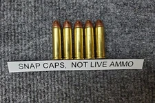 READ AD! 38 special 357 Snap Caps 6 Pk real weight THESE ARE SNAP CAPS. 
