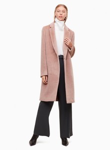 aritzia pink coat