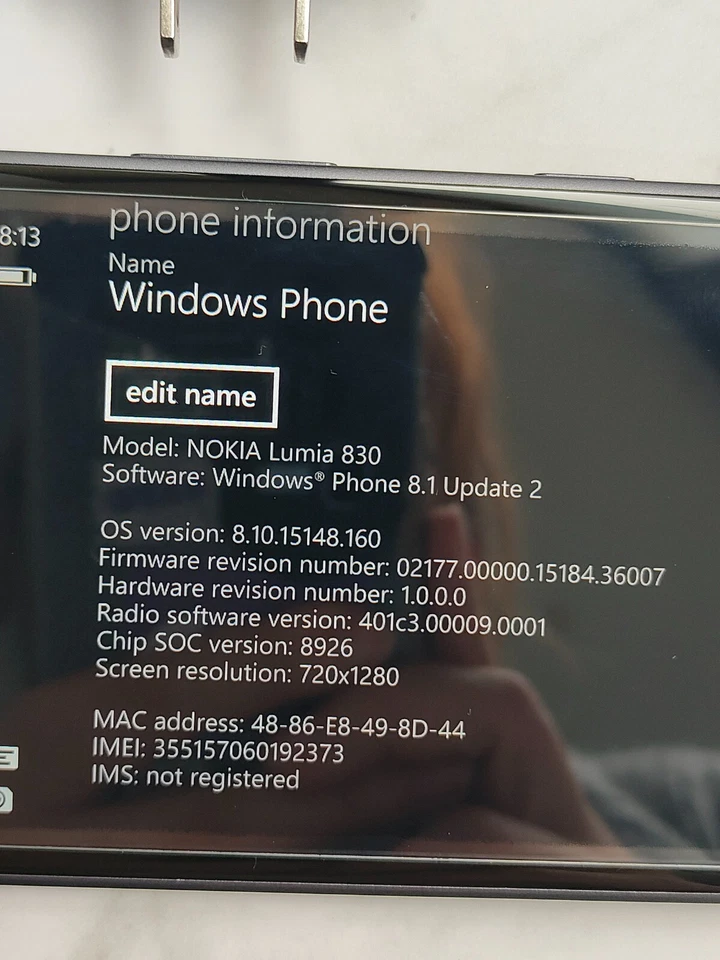 Unlocked Nokia Lumia 830 4G Microsoft Windows Phone 16GB storage FULLY WORKING - Image 2 of 4