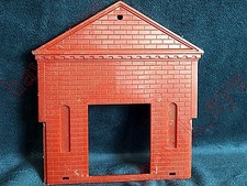 Plasticville Large Colonial Church Red Front Piece  O-S Scale HTF