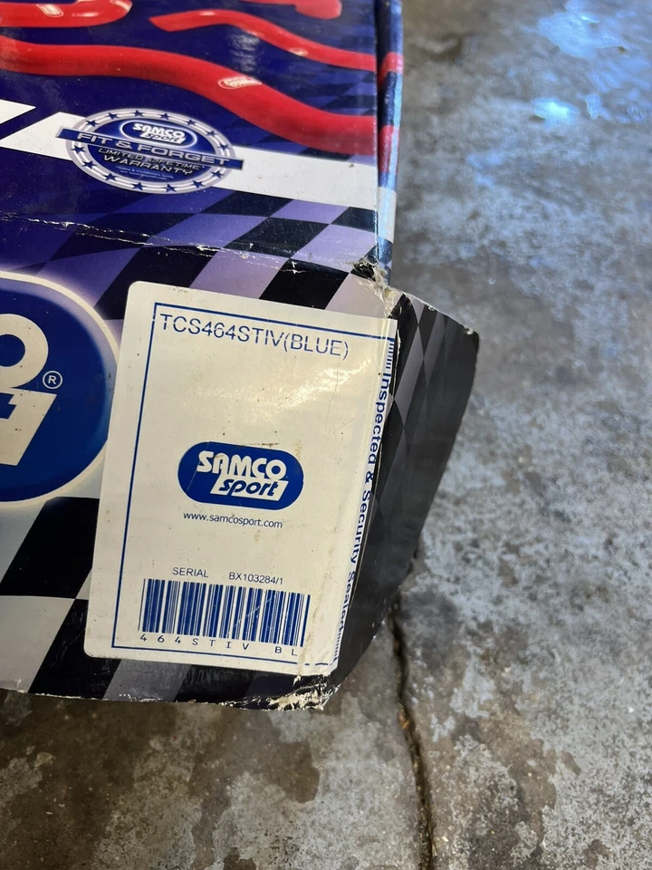 Kit de manguera de refrigeración Samco Sport azul TCS464STIV Wrx Sti Subaru Foto 2 de 4