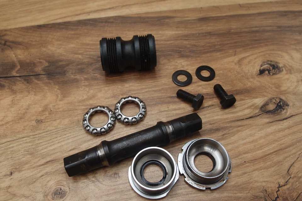 bottom bracket Shimano 600 B-6400 VIA Japan 113 mm BSA 1990 road bike - Image 4 of 4