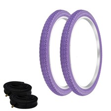 PRO TIRES 24 x 2.125 PURPLE P-123A W/ HEAVYDUTY TUBES