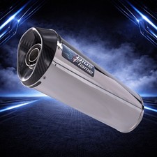 Suzuki GSXR750 K8 2008-2010 Exhaust Silencer Muffler - Carbon Tip - Stainless...