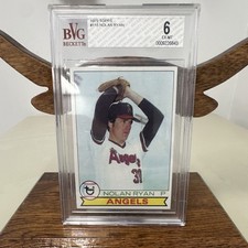 Topps 1979 Nolan Ryan #115 Angels BVG 6 EX-MT Baseball Card