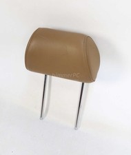 Bmw E32 E34 Front Seat Head Rest Saddle Tan Leather 1987-1990 Oem