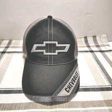 Chevrolet Baseball Hat Black And Silver