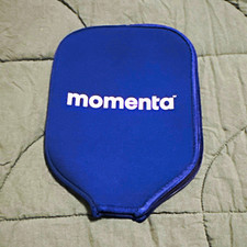 Momenta Pickleball Paddle Cover Navy Blue Zippered Case Dispensary Promo