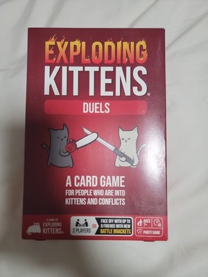 Exploding Kittens Duels Card Game Complete Party Game 2 Players