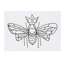 'Queen Bee' Temporary Tattoos / Transfers TO00028484
