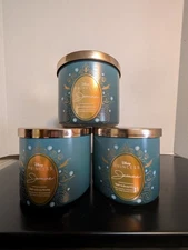 3 Princess Jasmine Three Wick Candles Bath& Body Works
