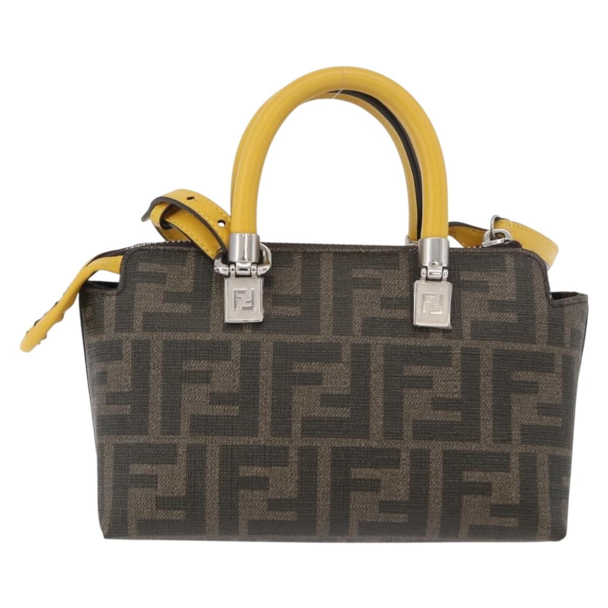 FENDI x FRGMT x POKÉMON Zucca Canvas Dragonite Bag 2way Black Auth