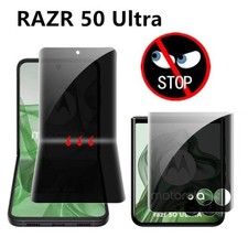 Soft Anti-Spy Hydrogel Film For Motorola RAZR 50 Ultra Privacy Screen Protector