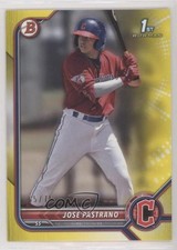 2022 Bowman Prospects Yellow Border 65/75 Jose Pastrano #BP-21 0c6