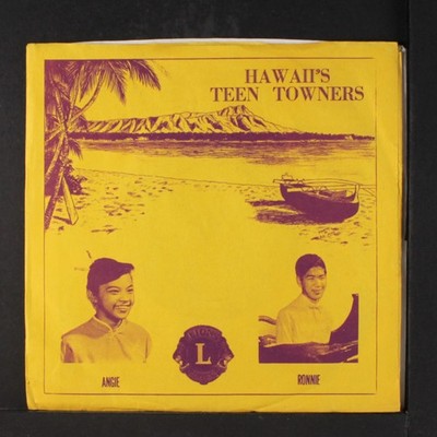 RONNIE & ANGELINE: honolulu girl / dusty school books WAIKIKI LIONS 7'' Single