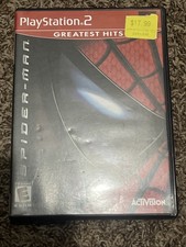 Spider-Man (PS2, 2002) Greatest Hits Complete W/ Manual Superhero Marvel