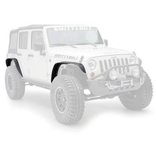 Smittybilt 76837 Xrc Fender Flares Set Of 4 Black Textured Fits Jeep Jk 07-18