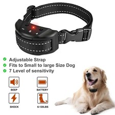 7 Levels Anti Bark Collar Stop Dog Pet Barking Sound&Vibration S/M/L Adjustable