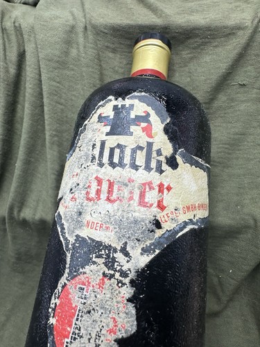 Vintage 1970s Black Tower German White Wine Empty Bottle 1.5 Liters. 13.5 in - Picture 4 of 24