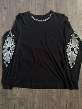 Chrome Hearts Floral Neck Logo Longsleeve Cross Pre-loved Men s Size Medium