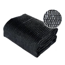 30% Shade Cloth 8x12ft Net Mesh Shade with Clips for Garden Patio&Plants Black