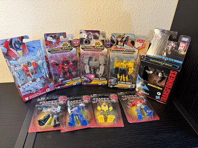 Transformers Lot of 9 Hasbro Cyberverse Studio Series Authentics New