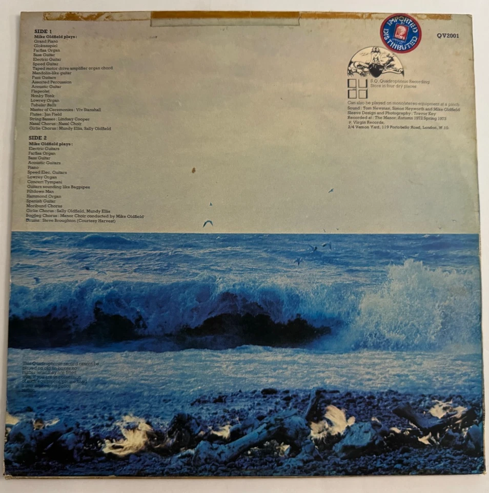 Mike Oldfield "Tubular Bells" LP - UK Press Virgin QV 2001 VG++ - Image 2 of 4