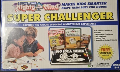 MightyMind Super Challenger Stem Educational Design Tiles - New